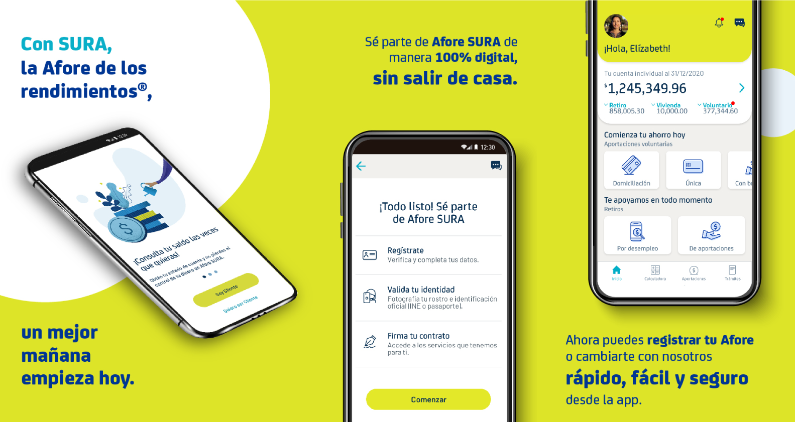 Maneja tu cuenta desde el celular con nuestra app Afore SURA