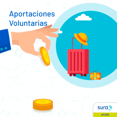 Imagen animada sobre aportaciones voluntaria
