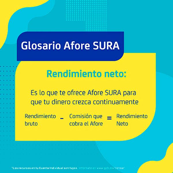Qué es el rendimiento neto en una afore